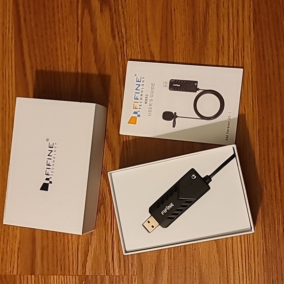 FIFINE mini clip microphone USB microphone - Picture 1 of 1